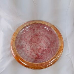 Grimwades England orange lusterware Bzyanta Antique Fruit Flower Bowl